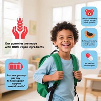 Gummies multivitaminées personnalisées OEM/ODM pour enfants : favorisent le métabolisme, les niveaux d'énergie et l'immunité – Complément vitaminique