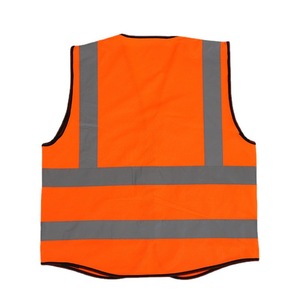 سترة أمان عاكسة جديدة متعددة الجيوب بسحاب ومصباح LED من الفئة 2 حسب معايير ANSI للركوب الليلي وحركة المرور، توريد مباشر من المصنعين - Product Image 5