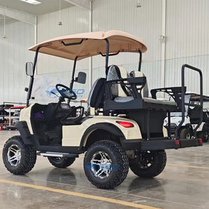 Vente d'usine : Voiturette de golf électrique 60V blanche 4 places, véhicule utilitaire routier en promotion - Product Image 6
