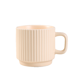 Ceramic Coffee Mug New Style Cartoon Pattern Party 260ml Dishwasher & <b>Microwave</b> Safe with <b>Lid</b> & Spoon Customizable Color & Logo - Product Image 5