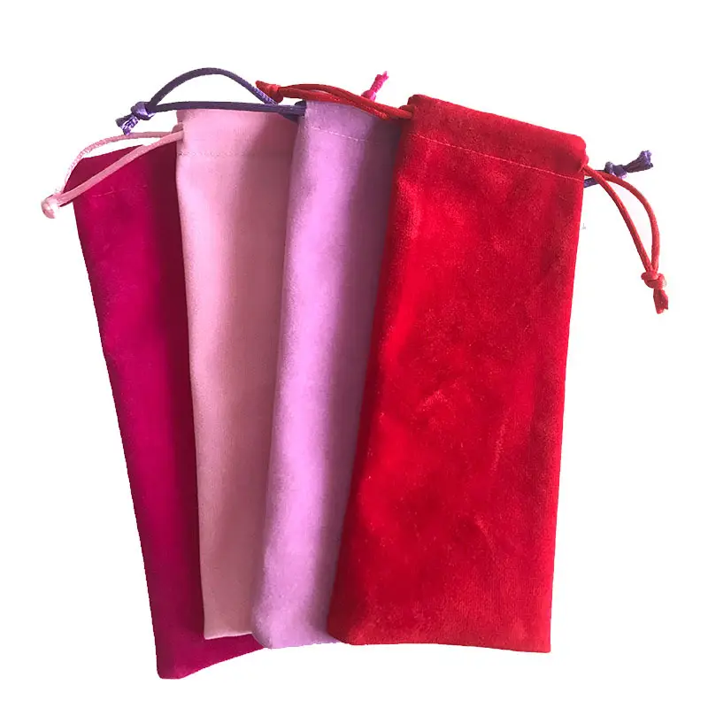 Bolsa de regalo de terciopelo con logotipo personalizado, bolsa de terciopelo de tela de alta calidad, bolsa de joyería, bolsa con cordón de terciopelo de microfibra suave