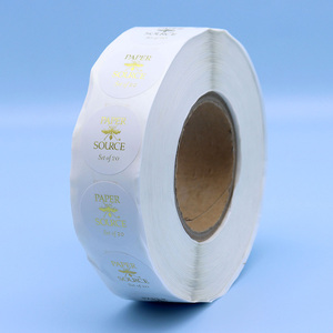 Producto personalizado privado pegatinas redondas papel vinilo adhesivo impermeable etiqueta impresión Logo pegatina rollo - Product Image 6