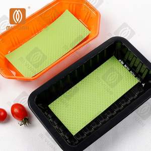 แผ่นซับน้ำสำหรับเนื้อสดคุณภาพสูง ผลิตจากกระดาษและถุงพลาสติกที่เป็นมิตรกับสิ่งแวดล้อม สำหรับบรรจุภัณฑ์เนื้อสัตว์ มีบริการ OEM - Product Image 2