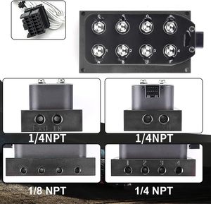 Kit de suspension pneumatique universel Alitair 12V pour véhicules à suspension pneumatique, bloc de soupapes AVUC4, tous les modèles sont universels - Product Image 4