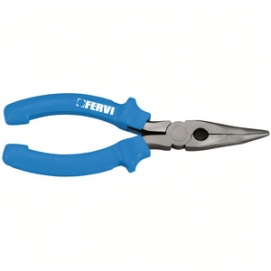Fervi 45 Degree Bent Half Round Nose Pliers 180mm For Precision <b>Wire</b> Work - Product Image 2