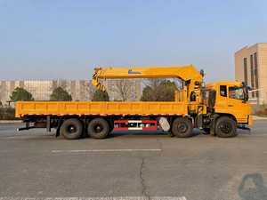 Grue sur camion Dongfeng 8x4 de 16 tonnes, grue montée sur camion, grue mobile hydraulique d'occasion, prix bas. - Product Image 3