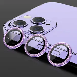For iPhone 14 Camera Lens Protector Diamond Screen Protector Phone Lens Film For iphone 13 14