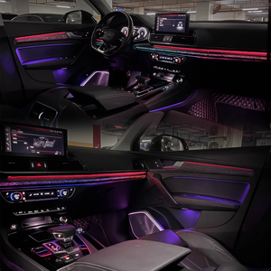 Système d'éclairage d'ambiance SJC 64 couleurs ciel étoilé pour <span class=keywords><strong>Audi</strong></span> <span class=keywords><strong>Q5</strong></span>/Q5L 2018-2025 – Accessoires intérieurs de voiture pour une ambiance améliorée - Product Image 3