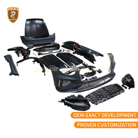 Kit de Carrocería Estilo 2025 para Bentley Continental GT 2004-2019, Reemplazo de Carrocería Antigua por Nueva, Incluye Parrilla, Faros, Parachoques, Guardabarros, Capó y Faldones Laterales, Material PP+Hierro