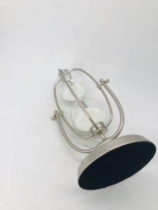 60 Phút Kim Loại Xoay 1 Giờ Đồng Hồ Cát Đồng Hồ Cát Trắng Đồng Hồ Cát Độc Đáo - Product Image 6