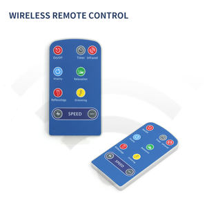 Пульт дистанционного управления вибрационная плоская нога инфракрасная циркуляция крови регулируемая 15 интенсивность Подогрев ног массажер для ног - Product Image 3