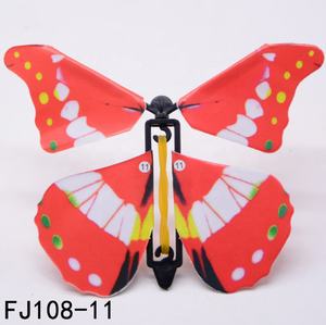 Farfalle volanti magiche colorate con fascia di gomma potenziata giocattoli per bambini oggetti di scena magici Set sorprese regalo di compleanno - Product Image 4