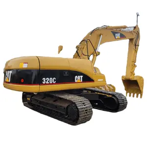 Buen estado Japón original de segunda mano Caterpillar cat320C excavadora usada CAT 320d excavadora en Shanghai