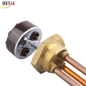 Elemen Pemanas Celup Tembaga 1200w 1500w 2000W Dengan Termostat Pemanas Tangki Air Tenaga Surya Pemanas Celup Kuningan Tersedia - Product Image 2