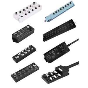 صندوق التوزيع M12 المقاوم للماء يوفر أداءً متميز مع وجود 4 طرق و6 طرق و8 طرق لضمان توزيع الكابلات بشكل موثوق به - Product Image 1