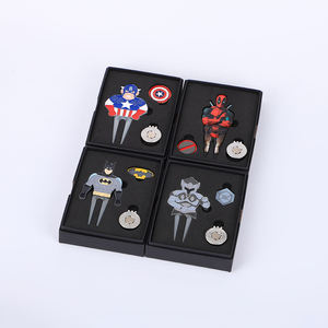 Outil de réparation de divots de golf en métal 3-en-1 de qualité supérieure avec marqueur de balle magnétique et support, personnalisable avec logo - Product Image 6