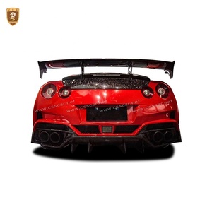 Vari คิ้วล้อรถยนต์รุ่น GTR,ชุดกันชนหน้า<span class=keywords><strong>คาร์บอน</strong></span>ไฟเบอร์แบบกว้าง<span class=keywords><strong>ส</strong></span>ำหรับ Nisan GTR 2019<span class=keywords><strong>ส</strong></span>ินค้าใหม่ปี R35 - Product Image 5