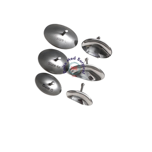 Protectores Oculares Quirúrgicos Ortho Genix de Acero Inoxidable, Kit Quirúrgico Manual, Juego de 6 Pares - Product Image 1