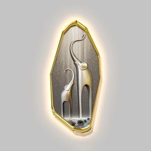 Éléphant vendu en usine LED Wall <span class=keywords><strong>Art</strong></span> toile contemporaine imprimée <span class=keywords><strong>aquarelle</strong></span> numérique pour salon bureau prend en charge l'artisanat en papier - Product Image 4