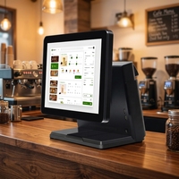 Terminal de point de vente tout-en-un avec écran tactile de 15,6 pouces et imprimante thermique de reçus de 80 mm