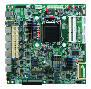 เมนบอร์ด Mini-ITX สำหรับ 6 พอร์ตแลน รองรับซีพียู Core I3 I5 I7 ชิปเซ็ต B75 LGA1155 สำหรับเราเตอร์เครือข่าย ผลิตจากโรงงานจีน - Product Image 1