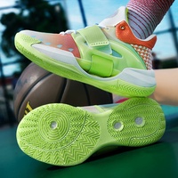 Baskets montantes tendance pour enfants, nouveau style, grandes tailles, chaussures de basketball en maille pour garçons et filles