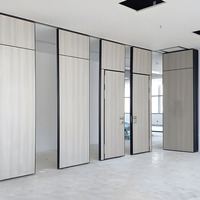 Pintu Partisi Geser Otomatis Premium untuk Penggunaan Interior Hotel |   Model Tugas Berat/Ringan Insulasi Suara Desain Modern