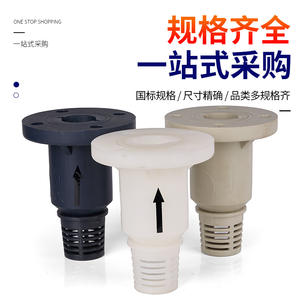 Vanne de retenue Rong Sheng en PVDF pour conduite d'eau avec bride et fond sphérique, flux unidirectionnel, utilisation à température normale - Product Image 2