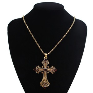 Collana di diamanti Vintage di nuova uscita con lunga catena a maglie di <span class=keywords><strong>lana</strong></span> incrociata con pietre di perle di zircone per una festa di fidanzamento regalo - Product Image 3
