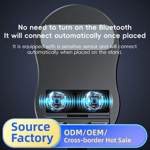 Haut-parleur Bluetooth 5.3 sans fil à détection automatique 2025 avec USB, AUX, batterie externe portable, support de téléphone, RGB, pliable, pour smartphone, commande vocale - Product Image 4
