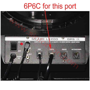 Cable Adaptador USB a RJ12 de PVC para <span class=keywords><strong>Telescopio</strong></span> <span class=keywords><strong>Meade</strong></span> LX200 ACF con Conductor de Cobre Puro - Cable de Control PC/Asiair Goto - Product Image 2