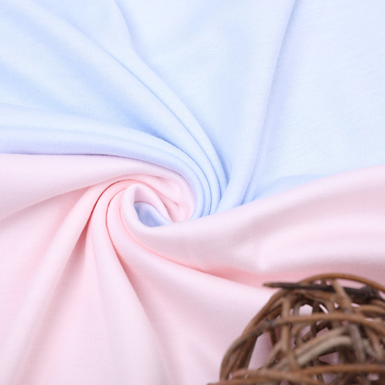OEKO-TEX STANDARD 100 Anti-Bacterial Sustainable Organic Jersey Fabric 95% Bamboo 5% Spandex for Loungewear Bedding & Dress