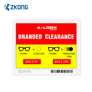 Zkong 5,8 дюймовая электронная этикетка с NFC <span class=keywords><strong>EAS</strong></span> интегрированный Электронный Ценник для магазина электроники, системы безопасности для розничной торговли - Product Image 2
