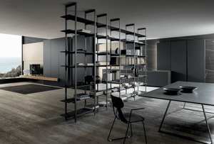 Meubles de cuisine modulaires haut de gamme - Design moderne minimaliste en acier inoxydable, écologique avec évier, pour villas <span class=keywords><strong>et</strong></span> appartements - Product Image 6