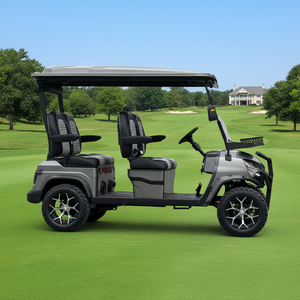 Voiture de golf électrique tout-terrain de luxe 72V, véhicule utilitaire Club Car 3-4 places, état neuf, certifiée CEE, buggy de tourisme, Carro De Golf - Product Image 1