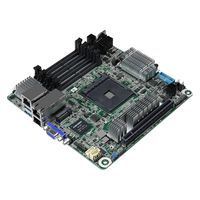 Carte mère serveur PC industrielle ASRock Rack X570D4I-2T, socket AMD AM4, processeur Intel/AMD 12e/13e génération, 256 Go DDR4, 2x10GbE, M.2, SATA, PCI-E
