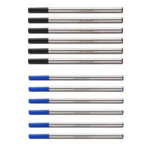 L 109mm 0.7mm pointe stylo à bille recharges stylo à bille <span class=keywords><strong>Waterman</strong></span> pour S0112670 54090 encre allemande 540951 - Product Image 2