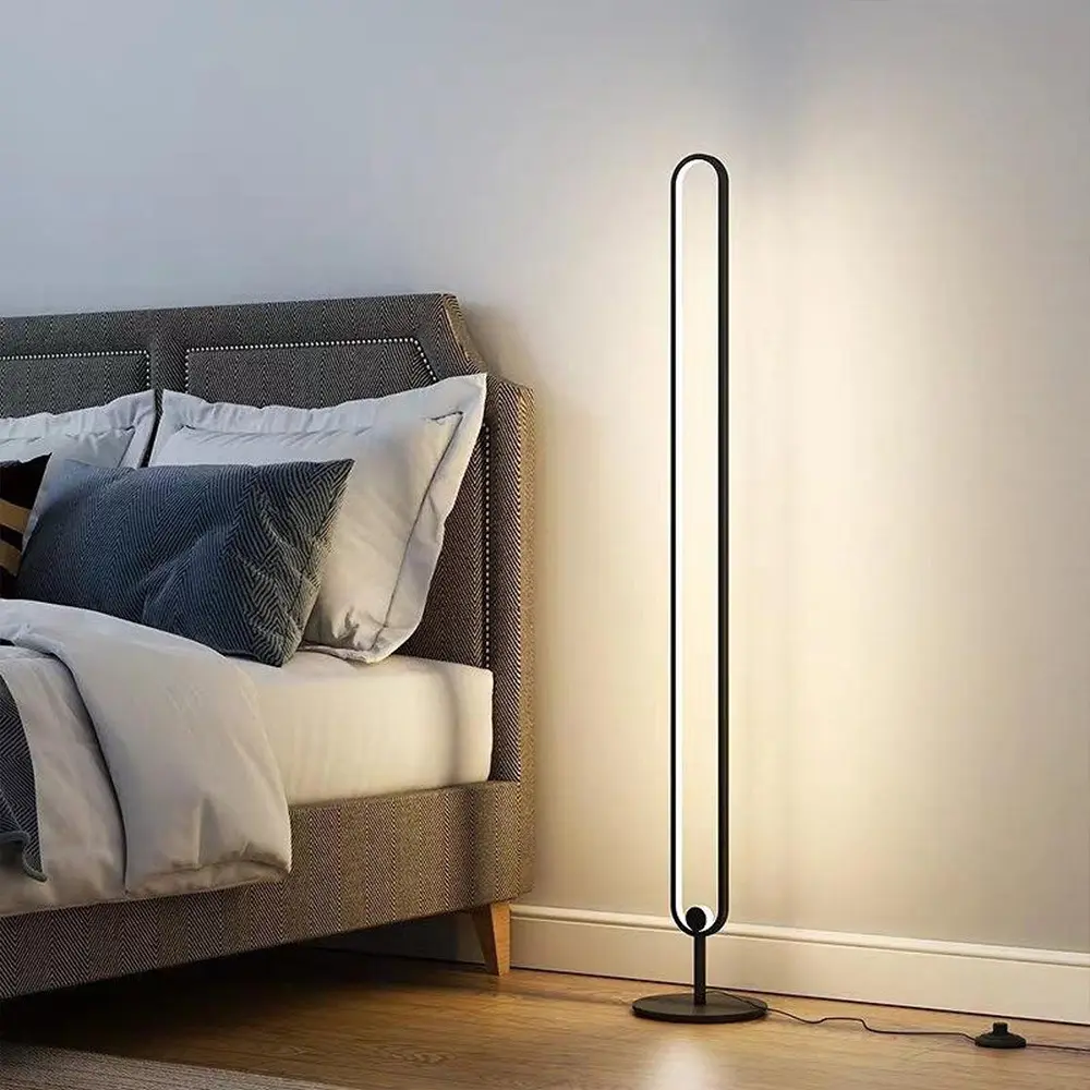 Lámpara Led vertical minimalista de pie para dormitorio, sofá, sala de estar, moderna cama de suelo, mesa lateral, TD-22, novedad de 2022