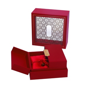 Elegant Vintage Luxury Jewelry <b>Gift</b> <b>Box</b> with Silk Cloth Bag Double Open <b>Box</b> for Necklace & Bangle Packaging for Jewelry Items - Product Image 6