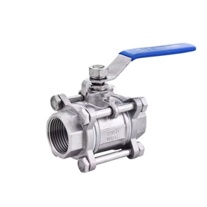 Q11F 3PC BSP 螺纹球阀 304 不锈钢 |   管道切断阀 - Product Image 1