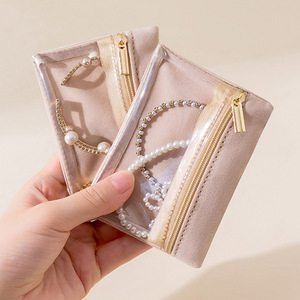1/3 sacs à bijoux, petits sacs de rangement pour boucles d'oreilles, colliers, bagues, montres, bonbons de mariage, cosmétiques, cadeaux pour femmes - Product Image 1
