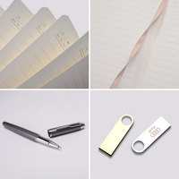 Planificateur de cahier de cahier personnalisé d'affaires de Style classique boîte-cadeau exquise décorée