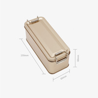 Boîtes de conserve avec couvercle à boucle de verrouillage Boîte à lunch de qualité alimentaire pour enfants Boîtes d'emballage de biscuits à gâteaux Logo personnalisé accepté en gros