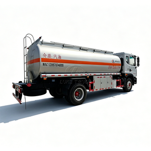 รถบรรทุกน้ำมันใหม่ 6x4 ขนาด 15600 ลิตร สำหรับขนส่งน้ำมันดีเซล ความจุน้ำมัน 21-30 ตัน น้ำหนักรวม 10-15 ตัน รถบรรทุกถังเก็บน้ำมัน - Product Image 1