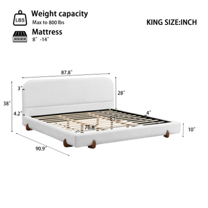 Wholesale Modern Adjustable Upholstered Storage <b>Bed</b> <b>Queen</b> <b>Size</b> Eco-Friendly Fabric Frame for Apartment Bedroom - Product Image 2