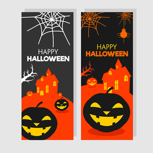 Cartes d'invitation d'Halloween personnalisées imprimées avec motif « Friandise ou farce », papier fantaisie et carton duplex, estampage à chaud - Product Image 6