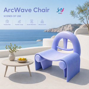 Silla de Comedor Moderna y Sencilla Arc Wave Creative Home Furniture para Sala de Estar, Dormitorio, Hotel y <span class=keywords><strong>Restaurante</strong></span>, Cómoda - Product Image 5