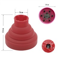 Diffuseur pliable en silicone pour sèche-cheveux, accessoire pour cheveux bouclés