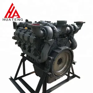 • Motore Diesel raffreddamento ad acqua 8 cilindri 4 tempi 540hp 400 kw 2100 giri/min macchina completa di assemblaggio motore per Deutz