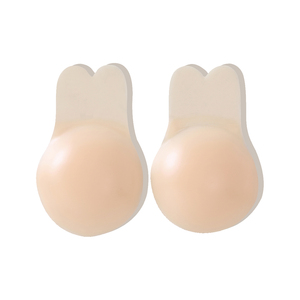 Miếng dán ngực hình cánh hoa thỏ bằng silicon, đồ trang trí gợi cảm dành cho người lớn, có tính năng nâng ngực, kiểu dây đeo halter, bộ áo ngực và quần lót có logo. - Product Image 1